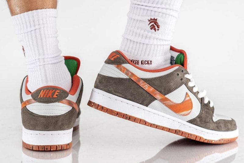 ナイキSBがクラッシュドスケートショップとのコラボダンクローを発売 Crushed D c nike SB Dunk Low DH7782-001 On-Feet Photos