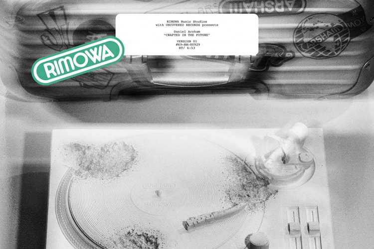 ダニエル・アーシャム x RIMOWA がターンテーブルのオブジェを内蔵したパイロットケースを発売