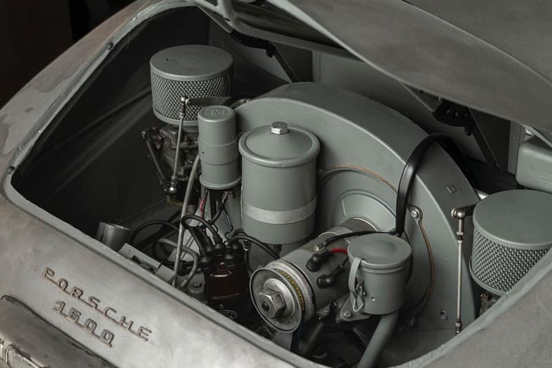 ダニエル・アーシャムがポルシェ356スピードスターのカスタムモデル Bonsai を公開　daniel arsham porsche 1955 356 speedster bonsai wabi sabi poggy yutaka fujihara sashiko japanese denim indigo boro willhoit bridgehampton images info