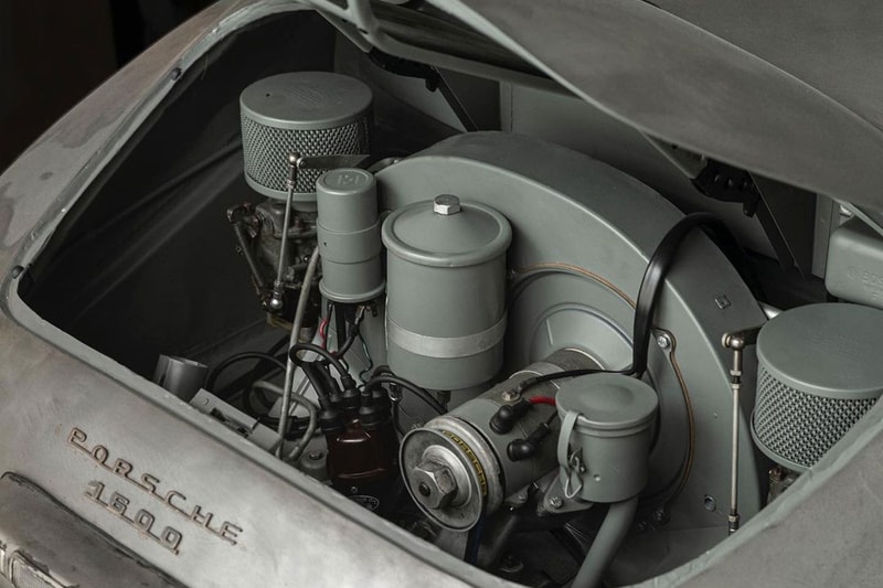 ダニエル・アーシャムがポルシェ356スピードスターのカスタムモデル Bonsai を公開　daniel arsham porsche 1955 356 speedster bonsai wabi sabi poggy yutaka fujihara sashiko japanese denim indigo boro willhoit bridgehampton images info