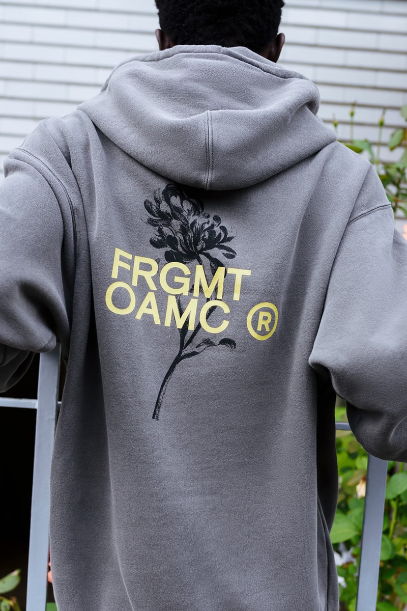 フラグメント デザインxOAMCのコラボコレクション第2弾が到着 oamc fragment design hiroshi fujiwara luke lucie meier overdyed jacket liner hoodie crewneck t tee shirt official release date info photos price store list buying guide