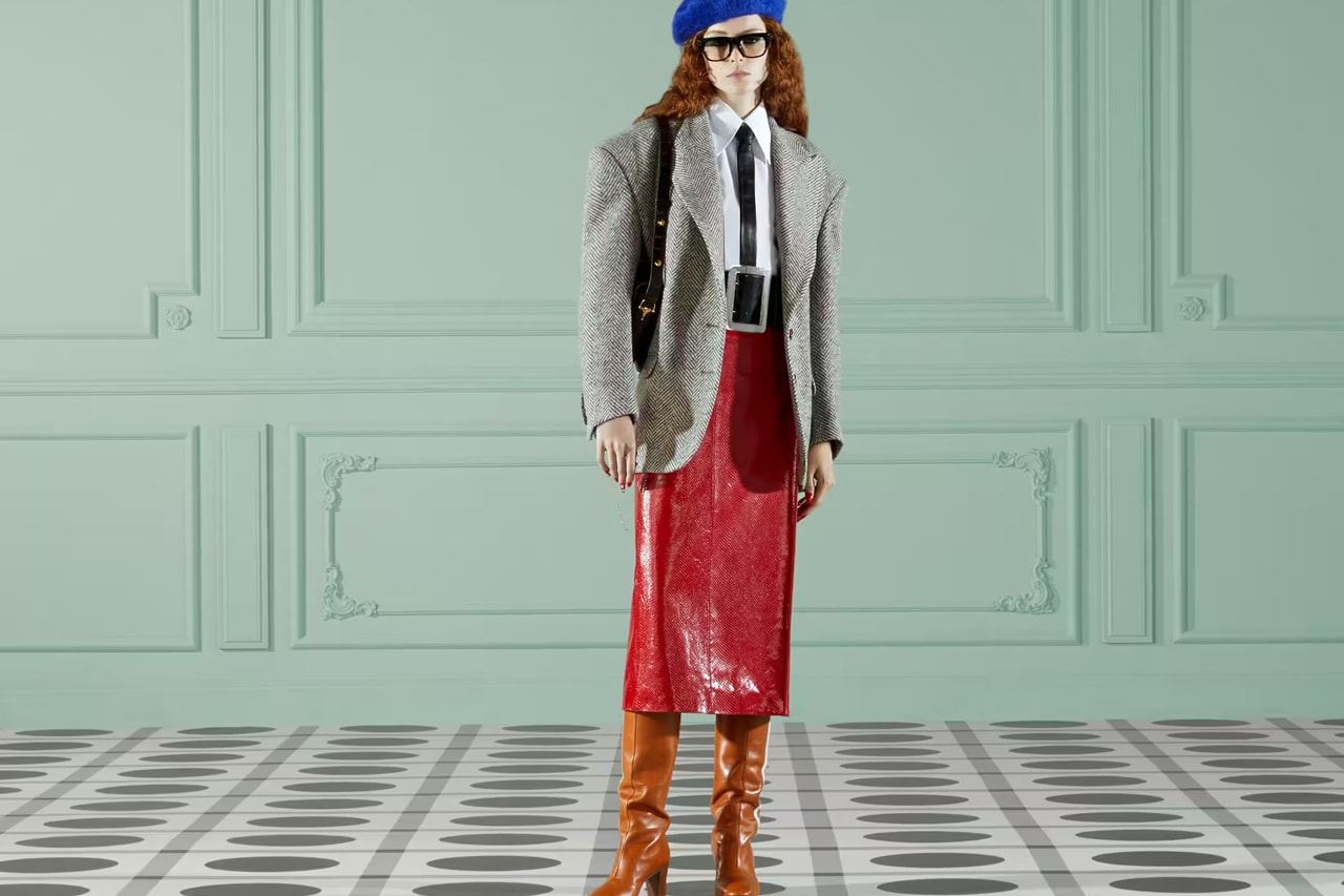グッチ 2022年秋コレクションよりアディダスとのコラボアイテムをご紹介 Gucci "Exquisite" Collection adidas Collaboration Alessandro Michele Gazelle Accessories Dresses Mens Womenswear Runway
