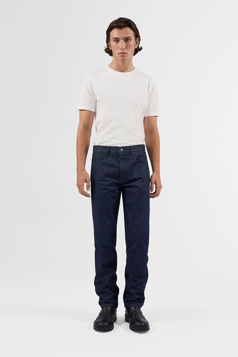 ユニクロがヘルムートラングとタッグを組んだコラボジーンズを発売UNIQLO Helmut Lang classic jeans minimal refined recycled organic cotton white black dark navy release info date price