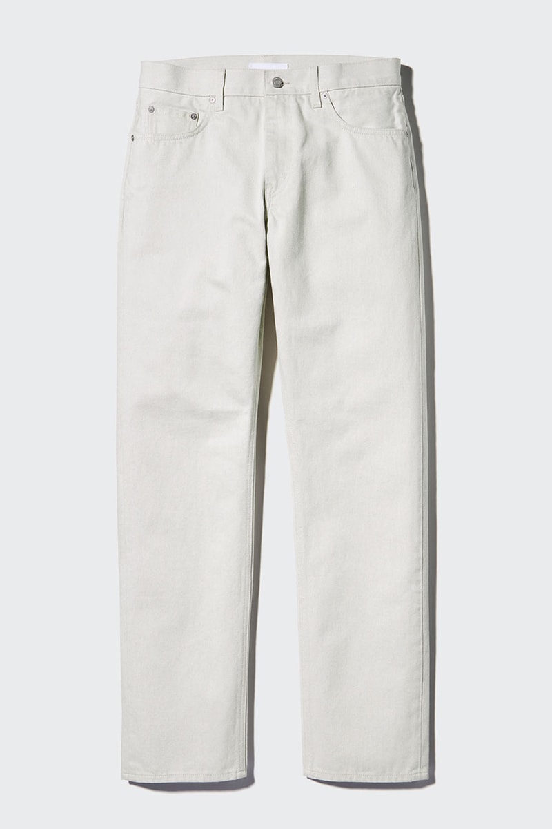 ユニクロがヘルムートラングとタッグを組んだコラボジーンズを発売UNIQLO Helmut Lang classic jeans minimal refined recycled organic cotton white black dark navy release info date price