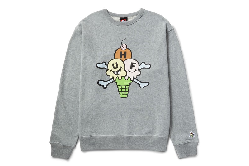 ハフ アイスクリーム HUF x ICECREAM がコラボコレクションをリリース HUF anniversary collection with ICECREAM 