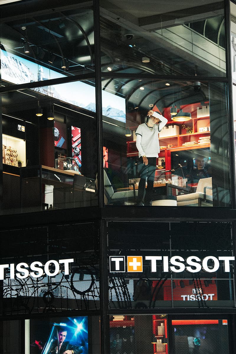 大阪・心斎橋にオープンした TISSOT の新店舗にラッパー IO が特別来店