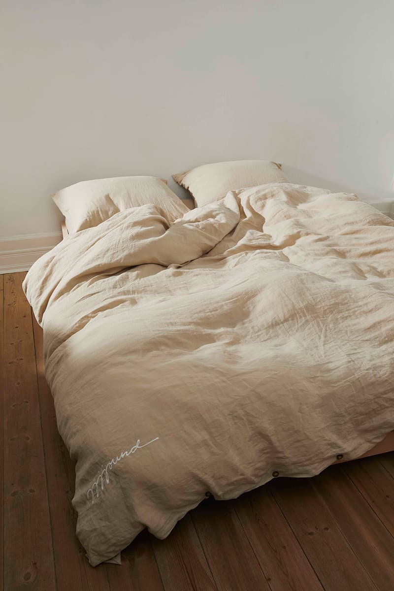 ジョウンドxテクラファブリックスによるコラボコレクションがついに発売 jjjjound tekla bedding collaboration duvet cover pillow sham flat sheet