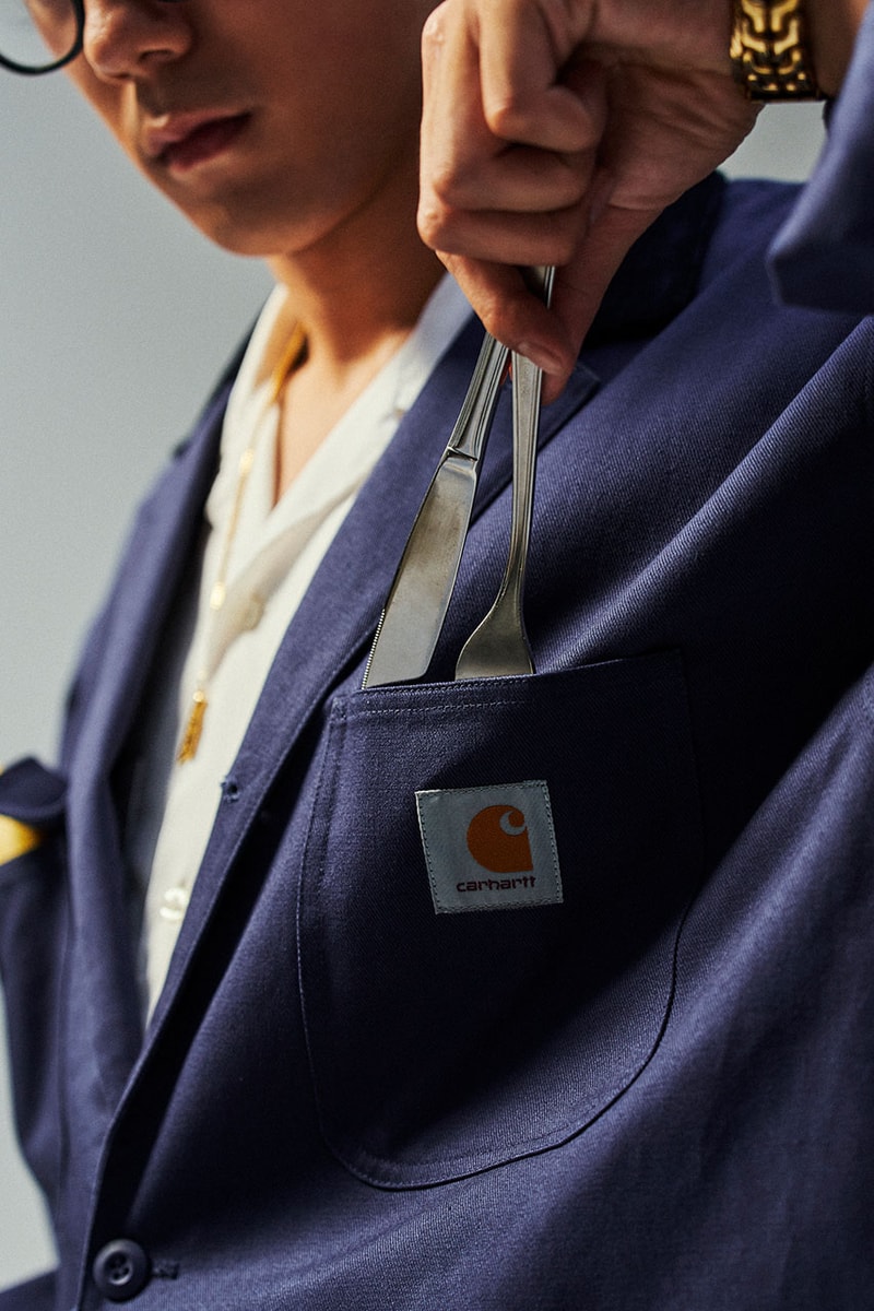 野村訓市 x カーハート Carhartt WIP から仕事と遊びを両立させるセットアップスーツが発売 