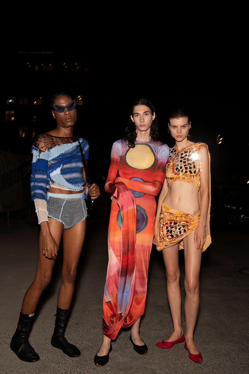 日没をイメージした マルニ 2023年春夏コレクションをプレイバック marni spring summer 2023 collection sunset runway new york fashion week info