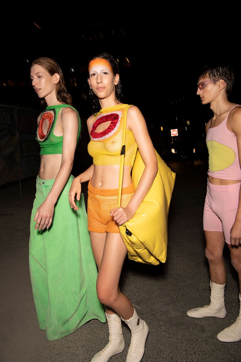 日没をイメージした マルニ 2023年春夏コレクションをプレイバック marni spring summer 2023 collection sunset runway new york fashion week info