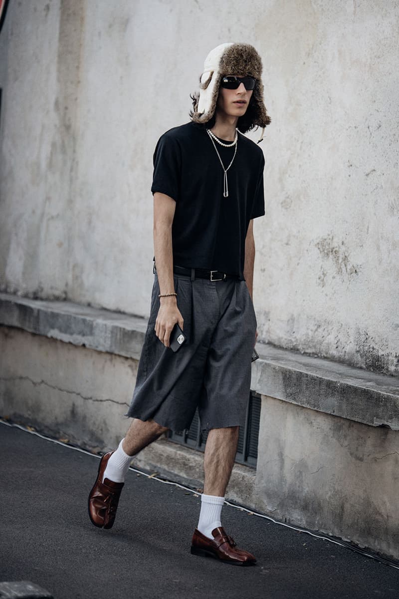 ストリートスタイル:23年春夏ミラノ・ファッションウィーク Milan Fashion Week Street Style Spring Summer 2023 SS23 prada bottega veneta jil sander diesel dolce gabanna kim kardashian