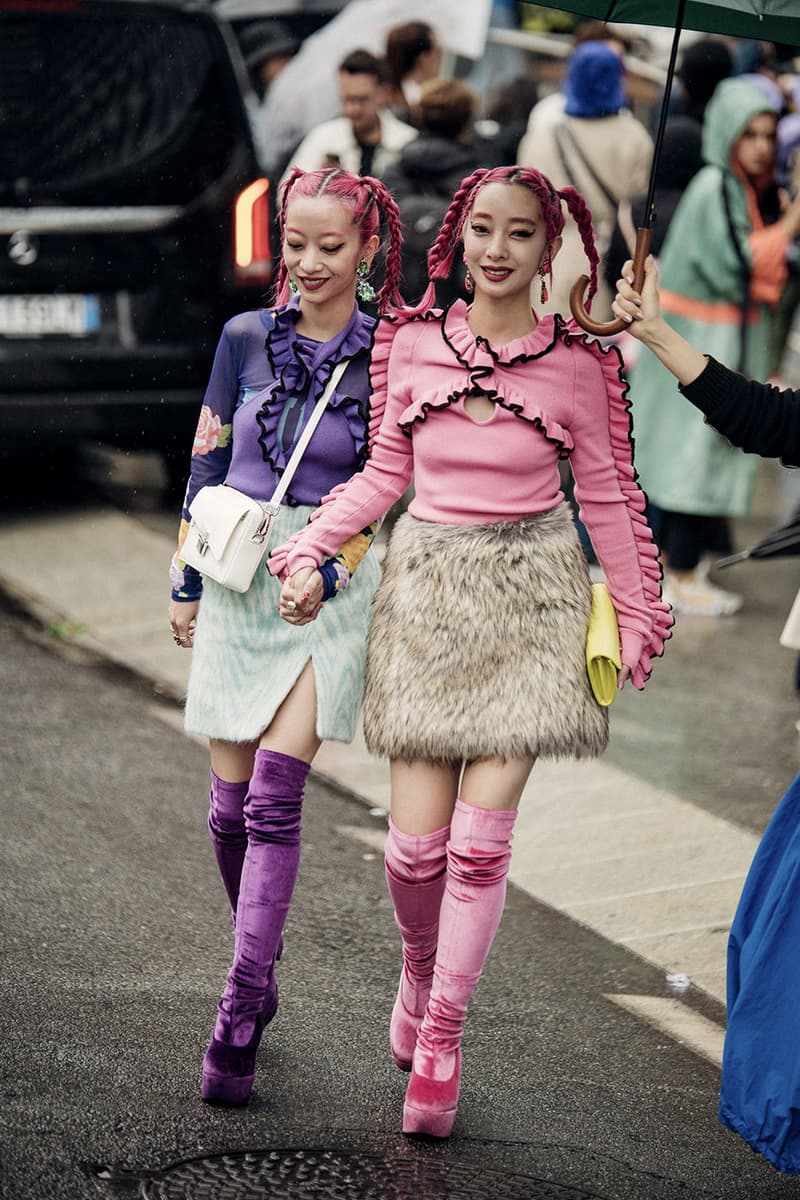 ストリートスタイル:23年春夏ミラノ・ファッションウィーク Milan Fashion Week Street Style Spring Summer 2023 SS23 prada bottega veneta jil sander diesel dolce gabanna kim kardashian