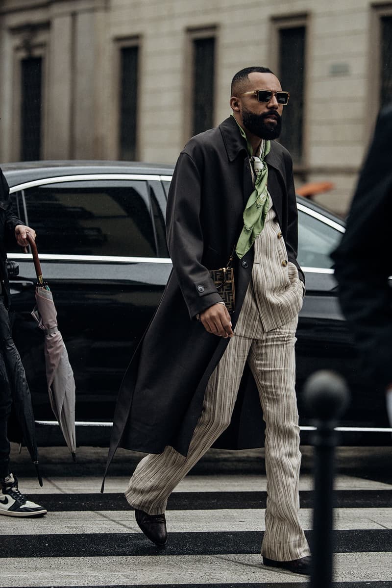 ストリートスタイル:23年春夏ミラノ・ファッションウィーク Milan Fashion Week Street Style Spring Summer 2023 SS23 prada bottega veneta jil sander diesel dolce gabanna kim kardashian