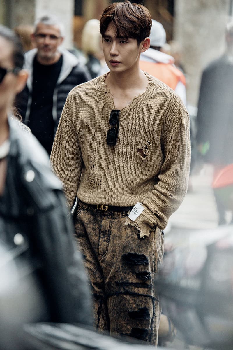 ストリートスタイル:23年春夏ミラノ・ファッションウィーク Milan Fashion Week Street Style Spring Summer 2023 SS23 prada bottega veneta jil sander diesel dolce gabanna kim kardashian