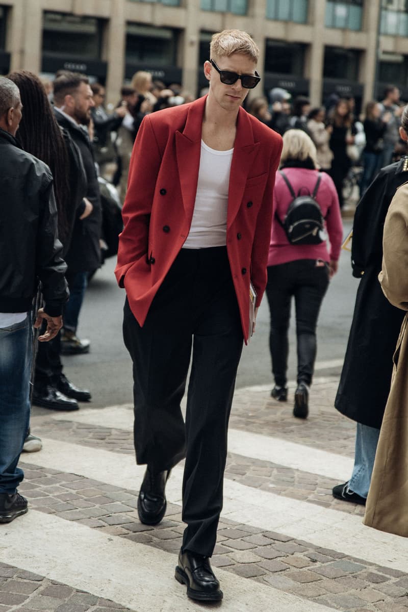 ストリートスタイル:23年春夏ミラノ・ファッションウィーク Milan Fashion Week Street Style Spring Summer 2023 SS23 prada bottega veneta jil sander diesel dolce gabanna kim kardashian