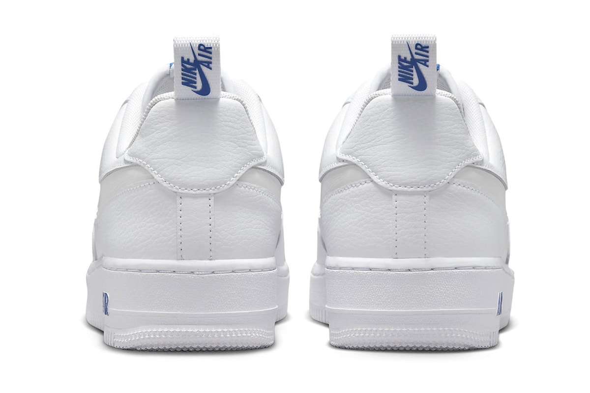 ナイキからリフレクター素材のスウッシュを備えた新作エアフォース1が登場 Nike Air Force 1 Low Receives Crisp White Iteration With Reflective Swooshes FB8971-100 release info low top shoes sneakers
