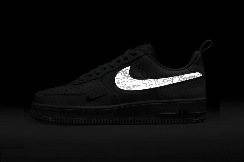 ナイキからリフレクター素材のスウッシュを備えた新作エアフォース1が登場 Nike Air Force 1 Low Receives Crisp White Iteration With Reflective Swooshes FB8971-100 release info low top shoes sneakers