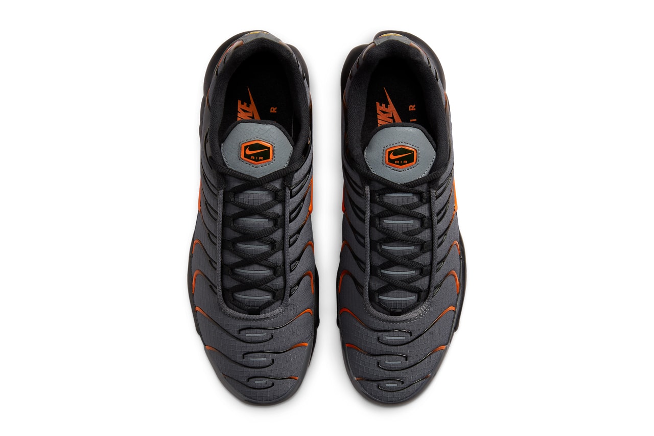 ナイキエアマックスプラスから赤く燃える炎を連想させる新色が登場 Nike Air Max Plus Orange Gray FB3358 001 Release Info date store list buying guide photos price