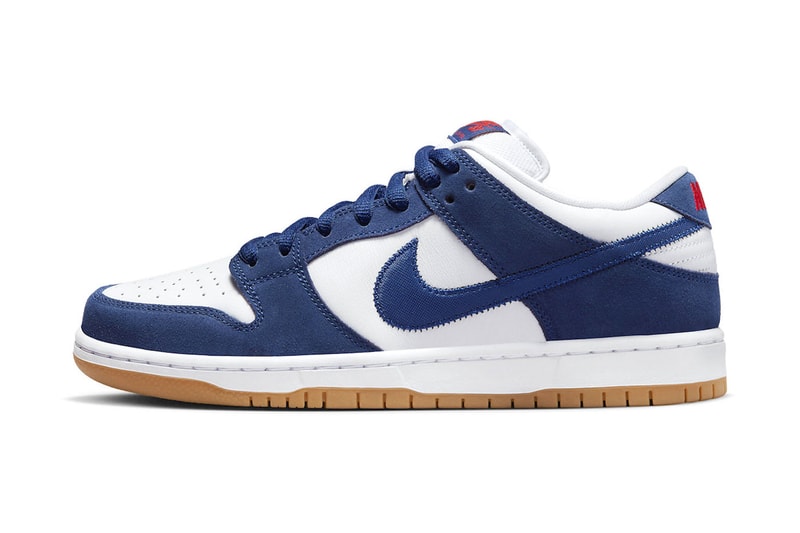 ナイキSBからロサンゼルス・ドジャースに敬意を表した新作ダンクローが登場 Nike SB Dunk Low Gets Hit With the "LA Dodgers" Colorway for Its Fall Release Date MLB baseball DO9395-400 release info skate shops