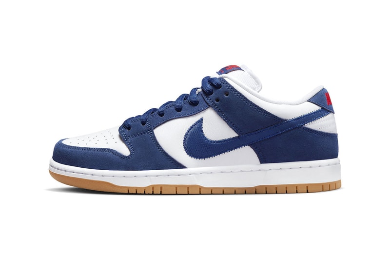 ナイキSBからロサンゼルス・ドジャースに敬意を表した新作ダンクローが登場 Nike SB Dunk Low Gets Hit With the "LA Dodgers" Colorway for Its Fall Release Date MLB baseball DO9395-400 release info skate shops