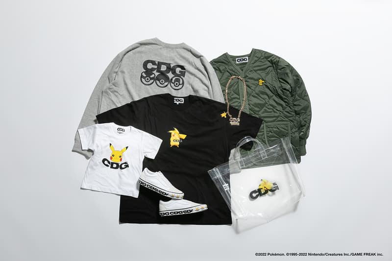 CDG x『ポケモン』による初のコラボコレクションのリリース情報が解禁 CDG x Pokémon collab collection release info Pikachu