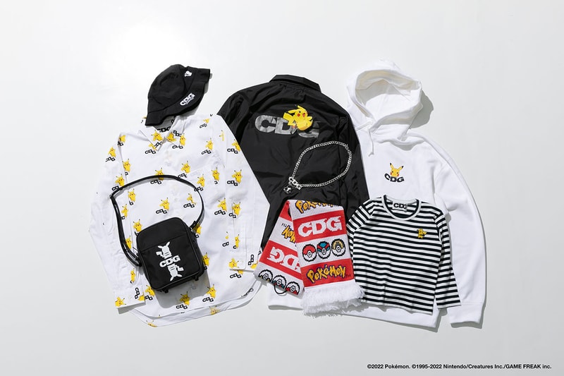 CDG x『ポケモン』による初のコラボコレクションのリリース情報が解禁 CDG x Pokémon collab collection release info Pikachu
