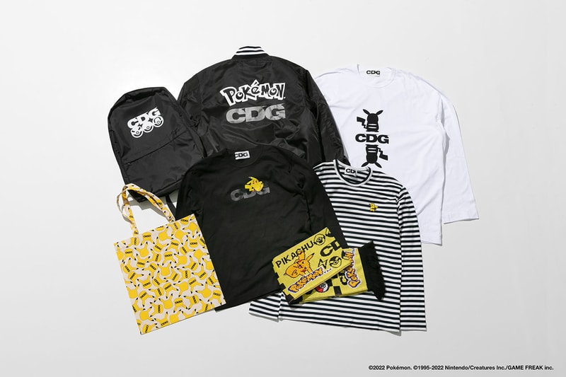 CDG x『ポケモン』による初のコラボコレクションのリリース情報が解禁 CDG x Pokémon collab collection release info Pikachu