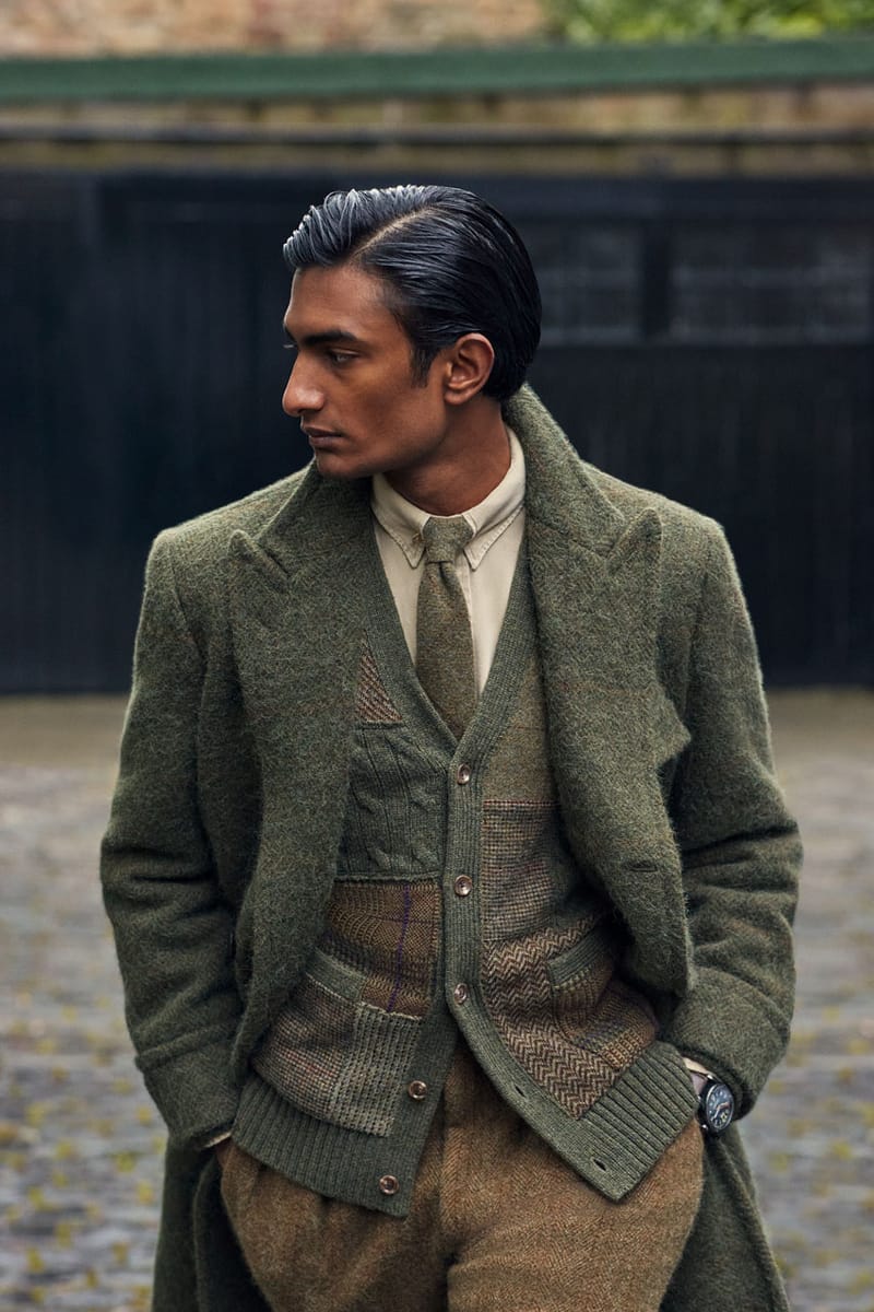 ラルフローレン コレクション コート フード付き Aライン スプリング  