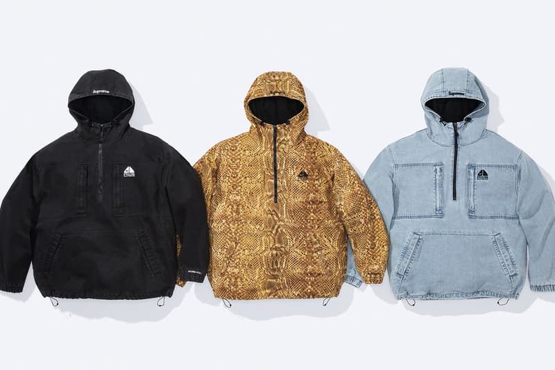 シュプリームからナイキ ACG とのコラボコレクションが発売 Supreme x Nike ACG collab collection winter 2022 release info