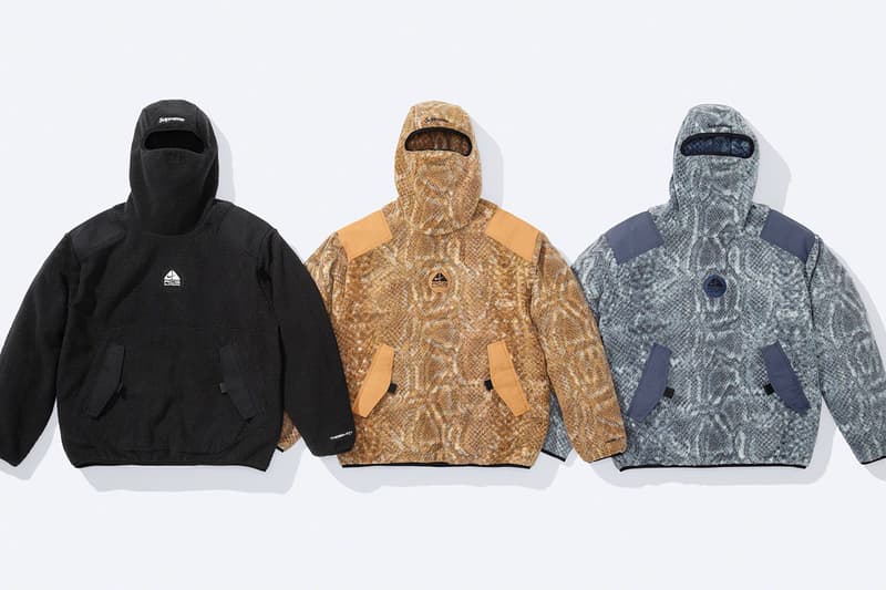 シュプリームからナイキ ACG とのコラボコレクションが発売 Supreme x Nike ACG collab collection winter 2022 release info