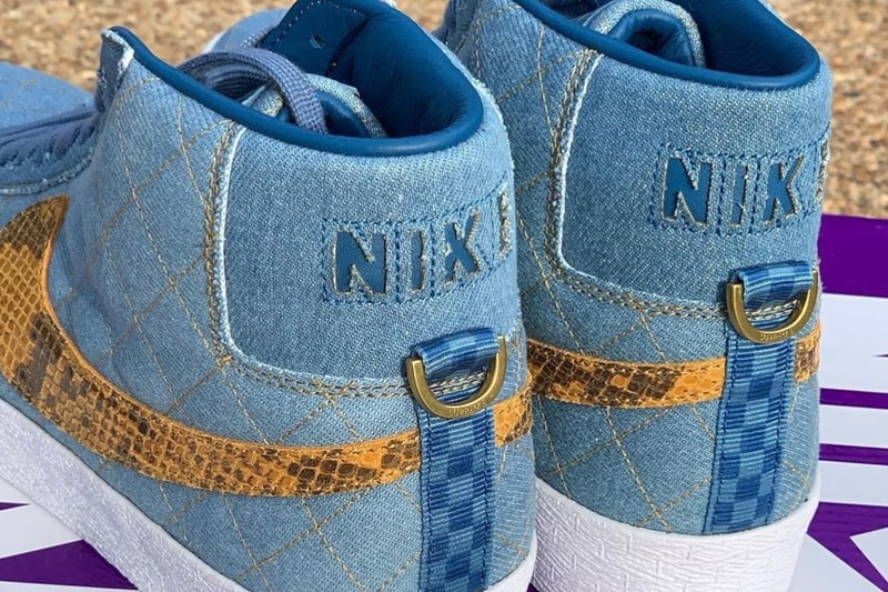 シュプリーム x ナイキ SB の最新コラボ ブレーザーミッド の別カラーをチェック Supreme Nike SB Blazer Mid Industrial Blue First Look Release Info DX8421-400 Date Buy Price 