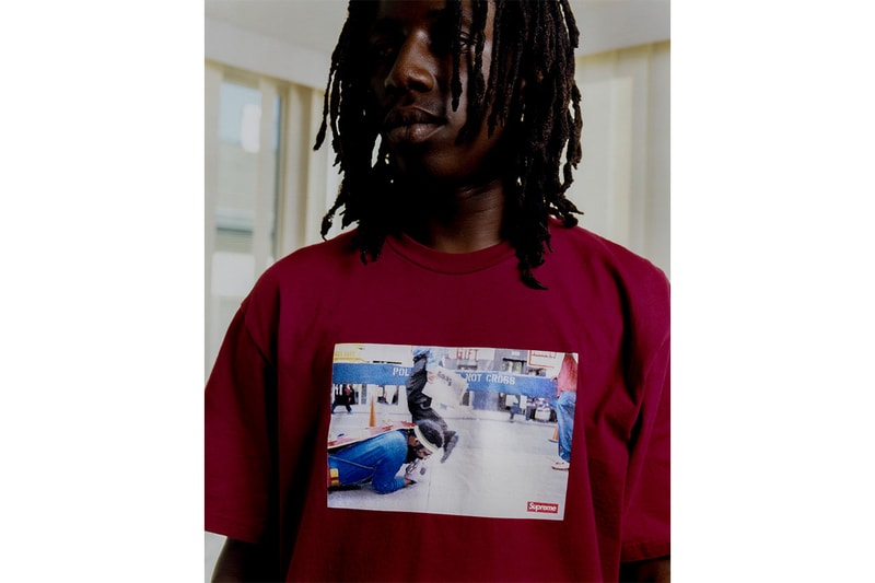 シュプリームからビジュアルアーティスト ポープ・L とのコラボアイテムが発売 supreme pope lfall 2022 collaboration release info tshirts skatebord