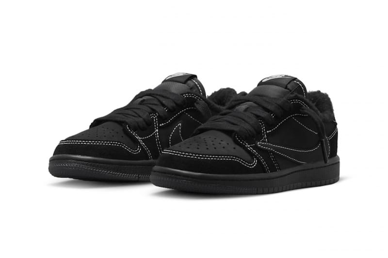 Travis Scott x Air Jordan 1 Low “Black Phantom” にキッズサイズが登場か