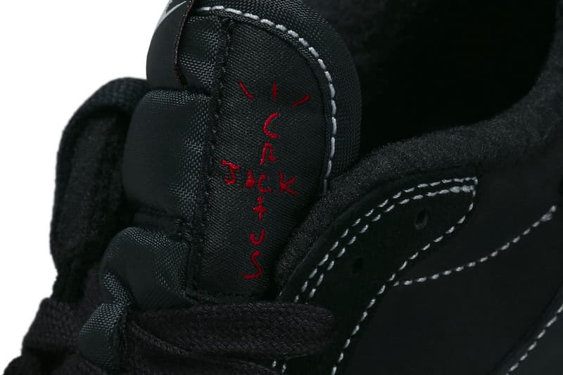 トラヴィス・スコット x エアジョーダン 1 ロー “ブラック ファントム” の公式ビジュアルをチェック Travis Scott Air Jordan 1 Low OG SP Black Phantom Official Look Release Info DM7866-001 Date Buy Price Cactus Jack