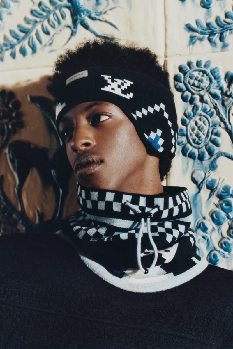 louis vuitton snow hat