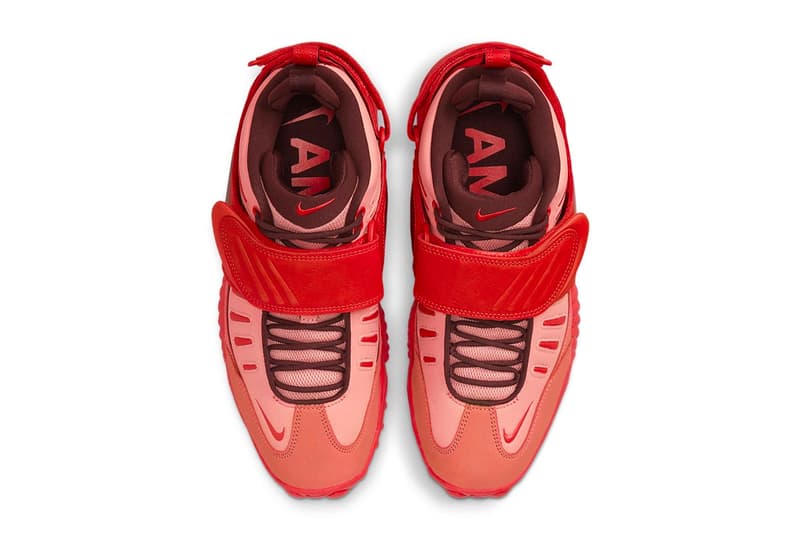 アンブッシュ® x ナイキのコラボ エアアジャストフォースに新色が登場 AMBUSH x Nike Air Adjust Force "University Blue" and "Light Madder Root" Have Official Release Dates red blue orange october release info yoon shoes velcro strap