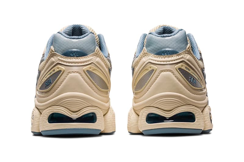 ウィンダンシー x アシックスによる2色展開のコラボモデル ゲルニンバス9が登場 ASICS WIND AND SEA collaboration collab kiko kostadinov gel nimbus 9 release info date price cream pure silver