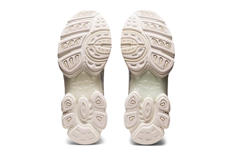 ウィンダンシー x アシックスによる2色展開のコラボモデル ゲルニンバス9が登場 ASICS WIND AND SEA collaboration collab kiko kostadinov gel nimbus 9 release info date price cream pure silver
