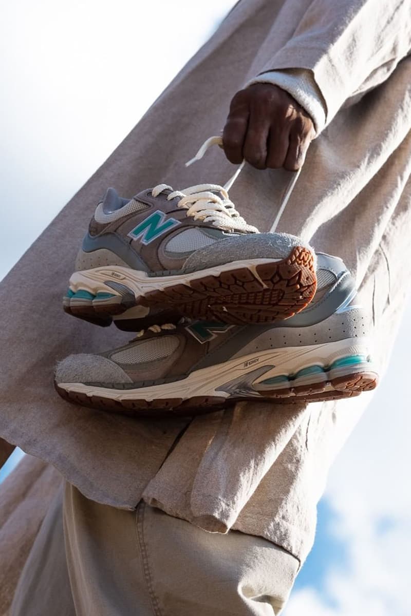 アトモスからニューバランスの別注モデル M2002RAM “オアシス” が登場 atmos new balance 2002r oasis collaboration m200ram aqua tan brown blue white official release date info photps price store list buying guide