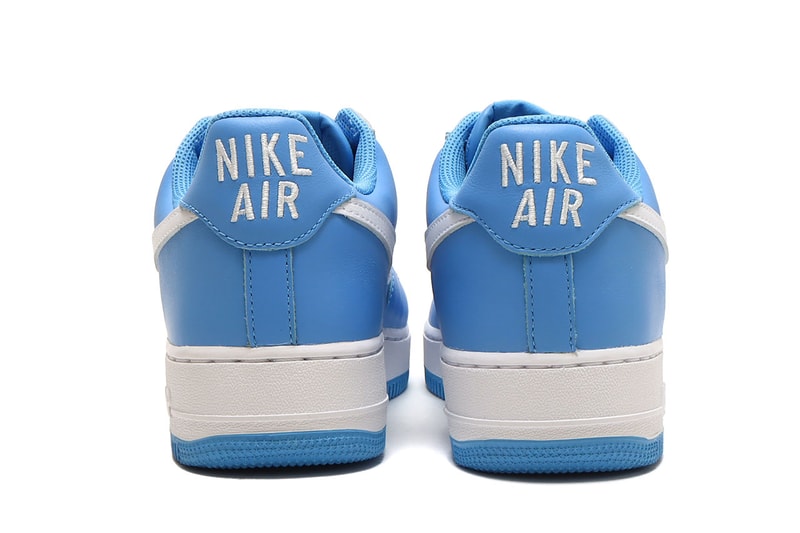 “ユニバーシティブルー”を纏ったナイキエアフォース1がアトモスピンクにて発売 atmos pink university blue nike air force 1 40th anniversary edition