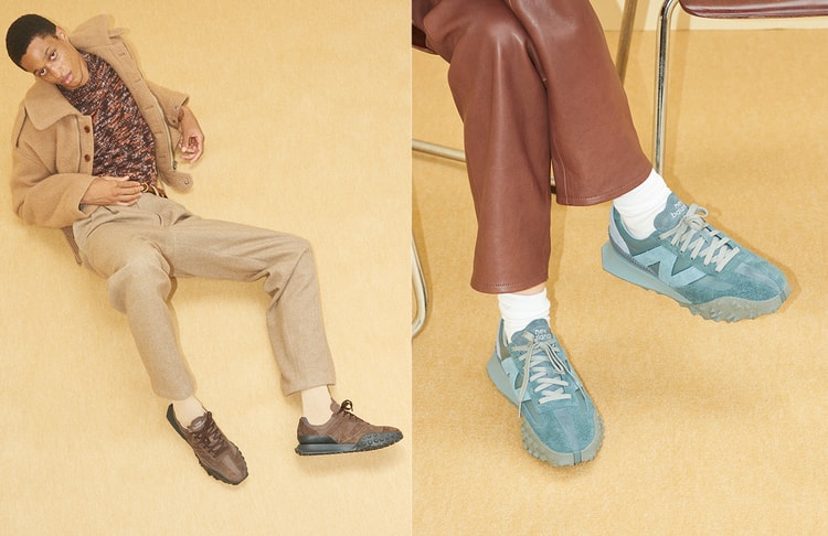 AURALEE x New Balance から異なるレザーを組み合わせた新作コラボモデル XC72 が登場