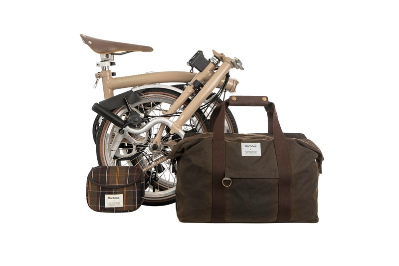 バブアーがイギリスの自転車メーカー ブロンプトンとのコラボコレクションを発表 Barbour and Brompton Bicycle Collide for a British Cycling Capsule