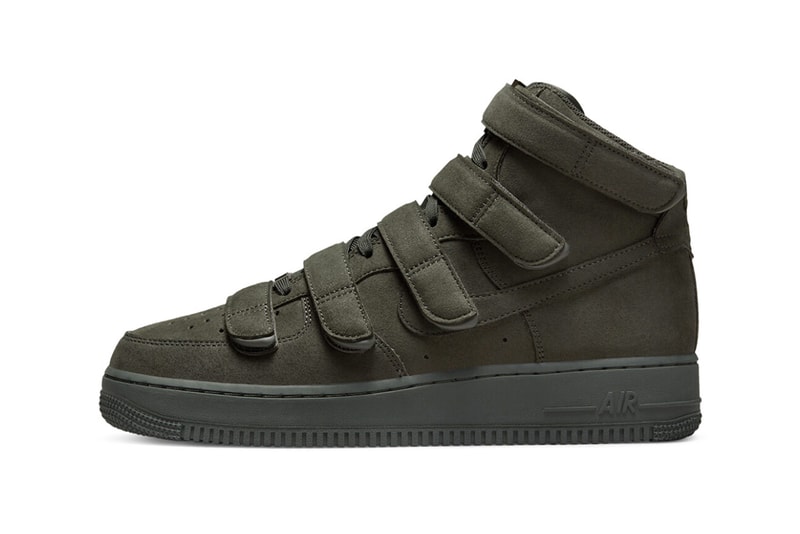 ビリー・アイリッシュ x ナイキ エア フォース 1 ハイ “Sequoia”の発売情報がついに解禁 billie eilish nike air force 1 high mushroom DM7926-200 2022 special edition premium suede velcro dubrae release info date news 