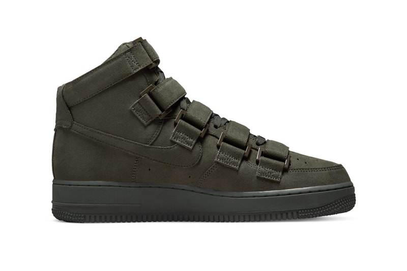 ビリー・アイリッシュ x ナイキ エア フォース 1 ハイ “Sequoia”の発売情報がついに解禁 billie eilish nike air force 1 high mushroom DM7926-200 2022 special edition premium suede velcro dubrae release info date news 