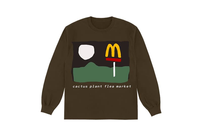 カクタス プラント フリー マーケット x マクドナルドによるコラボアパレルが発売 cactus plant flea market cpfm hoodie tee long sleeve short sleeve costume hamburglar grimace cactus buddy 