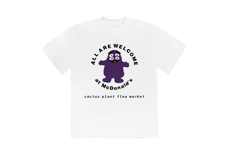 カクタス プラント フリー マーケット x マクドナルドによるコラボアパレルが発売 cactus plant flea market cpfm hoodie tee long sleeve short sleeve costume hamburglar grimace cactus buddy 