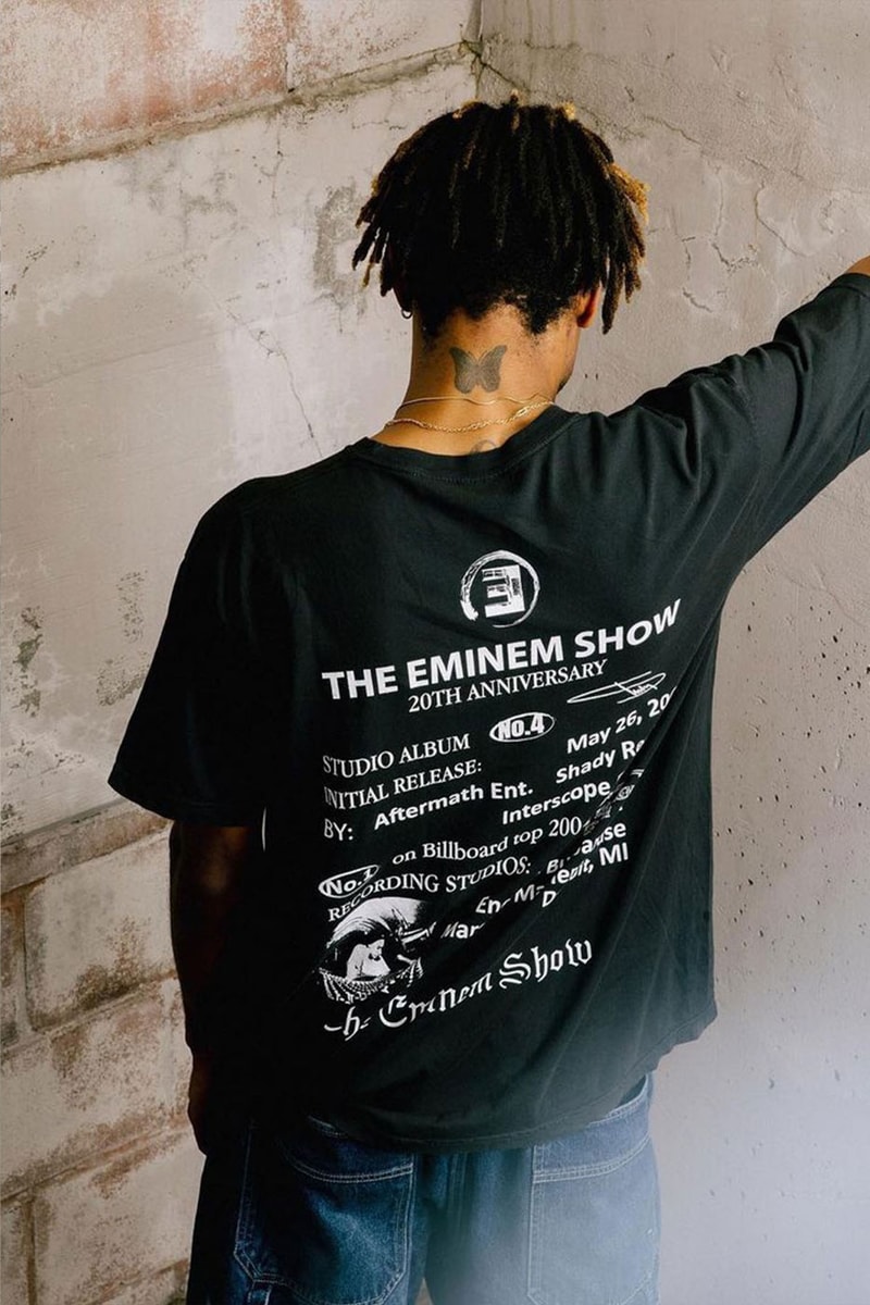 Eminem の名盤『The Eminem Show』20周年を記念したマーチコレクション第2弾がドロップ