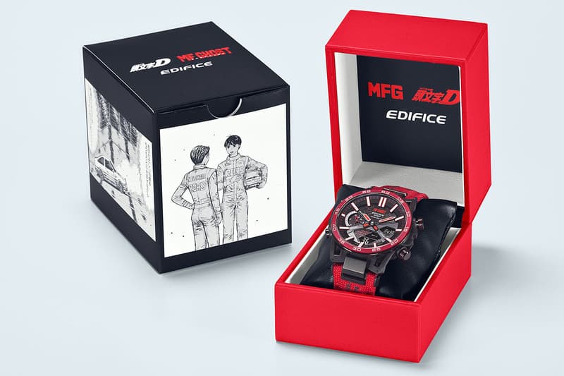 エディフィスから『頭文字D』と『MFゴースト』とのトリプルコラボウォッチが登場  Triple collaboration watch between Initial D and MF Ghost from Edifice