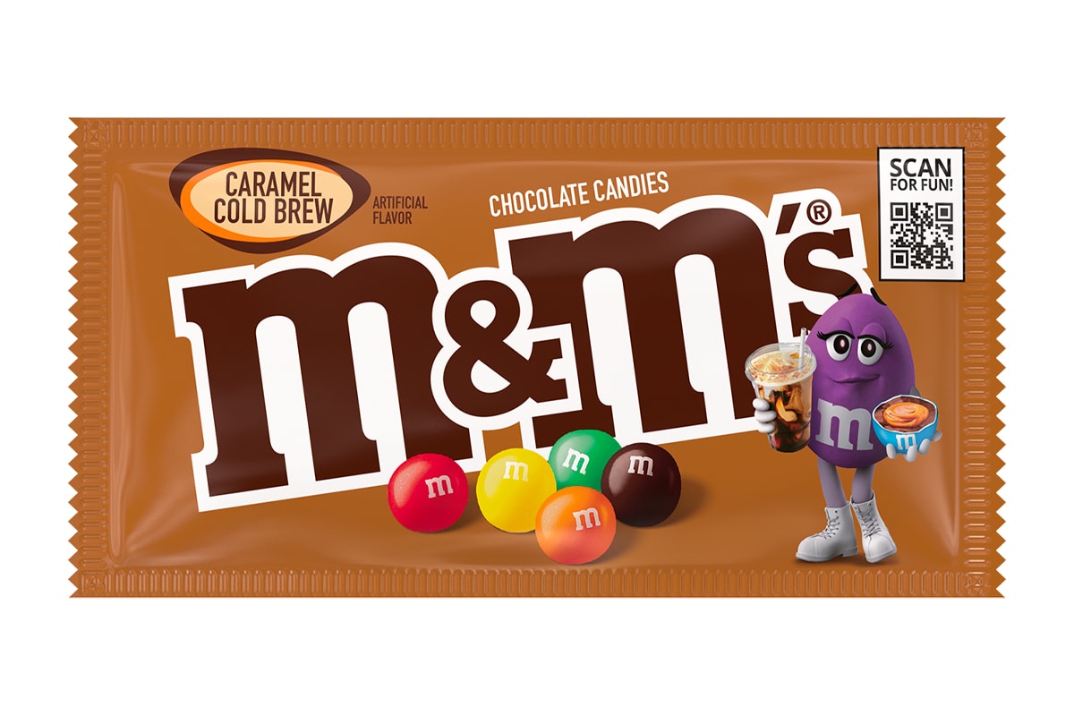 エム アンド エムズ®から新たにキャラメルコールドブリュー味が登場 M&M'S Announces New Caramel Cold Brew Flavor purple chocolate coffe permanent candy classic fun twist movies 