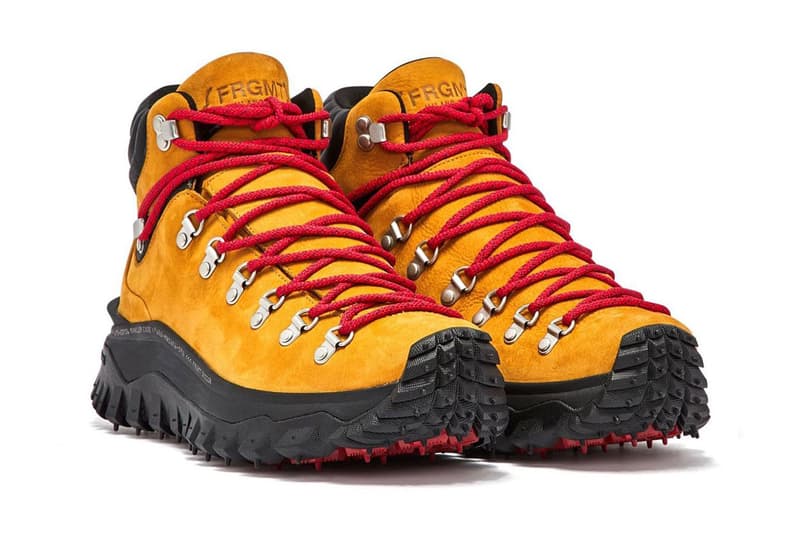 モンクレールから藤原ヒロシ率いるフラグメント デザインとのコラボ GORE-TEX スニーカーが登場 Moncler Fragment design TrailGrip GTX High hiking boot preview Nathan VanHook